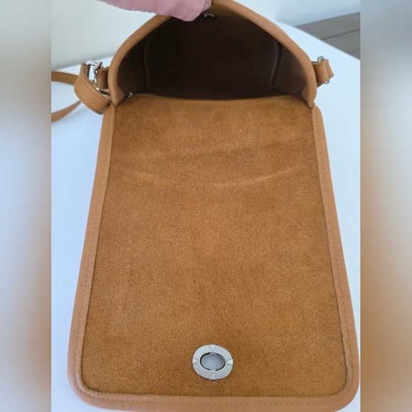 Vintage Coach Companion Flap Crossbody Bag Camel Glove Tanned Leather - Picture 7 of 15